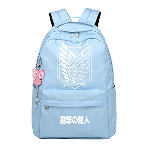 Anime Attack on Titan Shingeki no Kyojin mochila cosplay Bookbag Daypack portátil bolsa