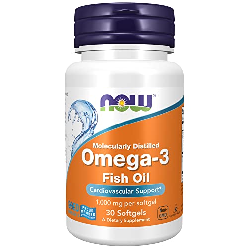 Now Supplements, Omega-3 180 Epa / 120 Dha, Molecularly Distilled, Cardiovascular Support*, 30 Softgels #TOP2