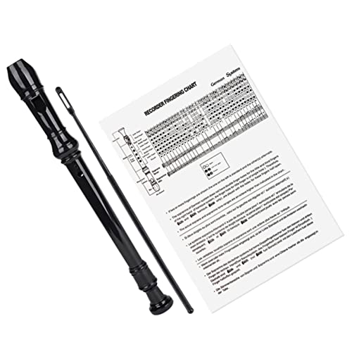 ULDIGI 8loch Titel Kunststoffblockflöte Mit Reinigungsstab Langlebiges Instrument Für Musikliebhaber Für Klassenräume Bühnen Und Bands