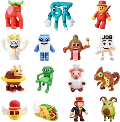 15PCS Steal a Brainrot Character Model Set 67 Los Tralaleritos Collectible SeriesDesk Display Fan Gift Collection (15PCS)