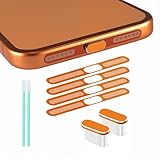 Prise anti-poussière USB C : protège le port de charge de votre téléphone de l'humidité, du sable, de la poussière, de la crasse, des peluches de poche, et plus encore sans coque encombrante, empêchant la charge lente et réduisant le risque de réparations coûteuses