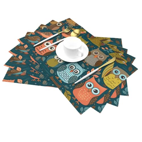 Set de table antidérapant PVC lavable protégeant la table des taches d'enfants - 7