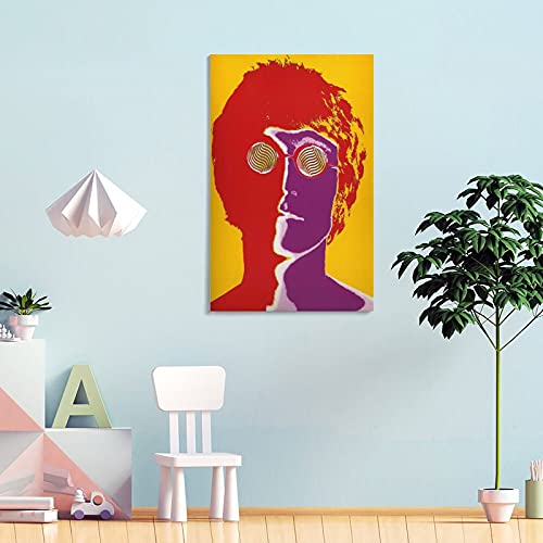 JINHAODG Richard Avedon John Lennon Poster décoratif sur toile pour salon, chambre à coucher 30 x 45 cm - Les Beatles, Paul McCartney, John Lennon, RIngo Starr, George Harrison JINHAODG Richard Avedon John Lennon Poster décoratif sur toile pour salon, chambre à coucher 30 x 45 cm – Image 5