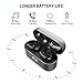TWS Bluetooth 5.0 wireless earbuds headset SZSAGO W5s true wireless earphones for iPHONE/SAMSUNG IPX7 waterproof smart bluetooth headphones Headsets with patented intelligent Metal Charging case(Grey)