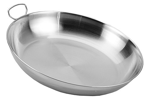 Ilsa 557 - Plato Camping INOX, 22 cm, Color Plateado
