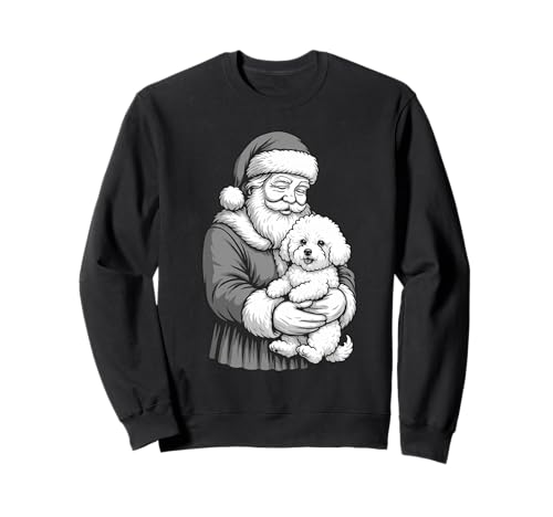 ビションフリーゼ サンタクロース クリスマス 犬好き トレーナー