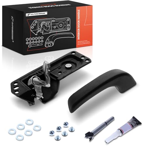 A-Premium Front or Rear Left Driver Interior Door Handle - Compatible with 2007-2014 Chevy GMC & Cadillac Models - Silverado Sierra Tahoe Suburban Avalanche Yukon Escalade - Replace# 20833606