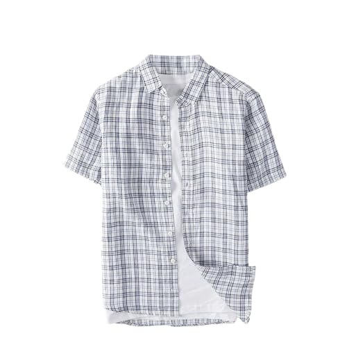 Chemise en lin homme anti-transpiration : confort d'été absolu et manches courtes