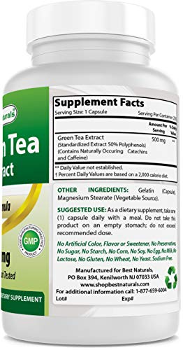 Best Naturals Konjac Glucomannan Root 2000 Mg & Green Tea Extract 500 Mg #TOP6