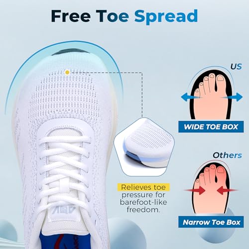 Image of Walking Shoes for Men Arch Support Plantar Fasciitis Shoes Orthotic Tennis Sneakers for Foot Pain Relief