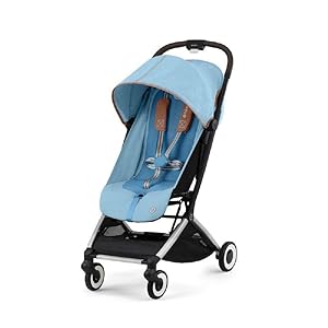 Cybex Orfeo – Kinderwagen, ultra compact, licht en comfortabel, strandblauw