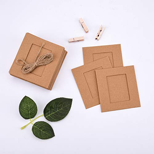 SUNMNS Wand Decor Hängendes Display Papier Fotorahmen Set Kompatibel mit Fujifilm Instax Mini 11 9 8 70 90 26… – Bild 6