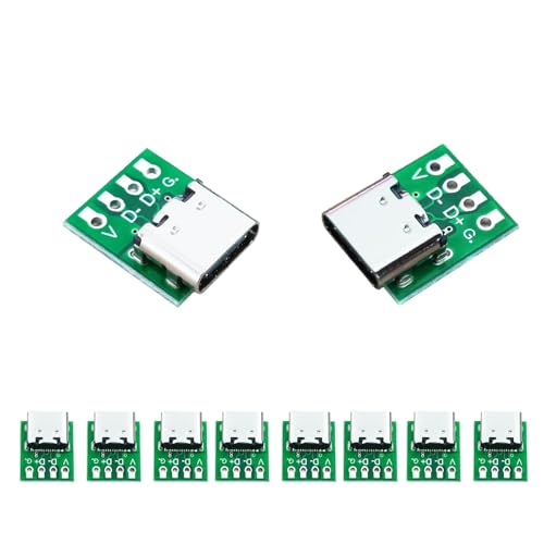Placa DIY conector USB 3.1 tipo C 10 piezas miniatura 1