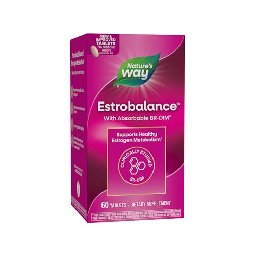 Nature's Way Estrobalance, Absorbable BR-DIM, Vegan, 60 Tablets - image 1