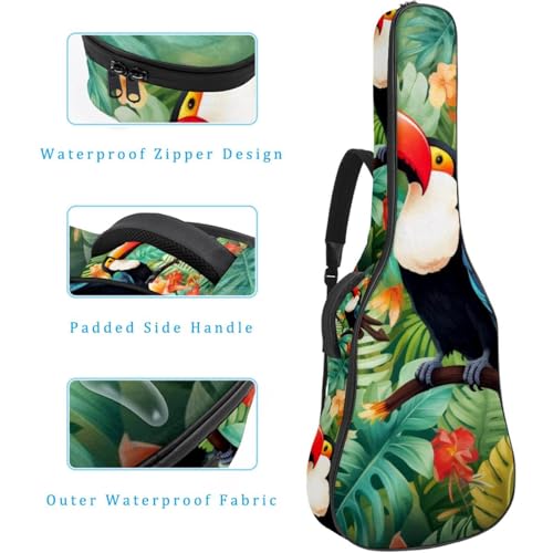 JRHEJTFZ Housse pour guitare acoustique de 1,9 cm d’épaisseur – Imperméable – Durable et élégant – Motif girafe, Multicolore 4., 42.9×16.9×4.7 in, Motif imprimé tendance - Les Beatles, Paul McCartney, John Lennon, RIngo Starr, George Harrison JRHEJTFZ Housse pour guitare acoustique de 1,9 cm d'épaisseur - Imperméable - Durable et élégant - Motif girafe, Multicolore 4., 42.9x16.9x4.7 in, Motif imprimé tendance – Image 5