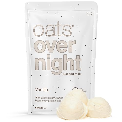 Oats Overnight Vanilla - Overnight Oats with 20g Whey Protein,
