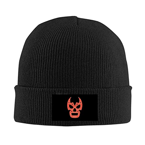 kenwozi Lucha Underground Wrestling Franchise Impact Wrestling Cool Beanie Wintermütze Unisex Warme Kappe Schwarz, Schwarz , Einheitsgröße