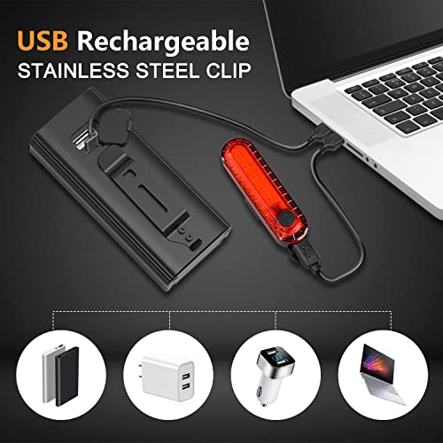 EBUYFIRE Luci Bicicletta LED Ricaricabili USB