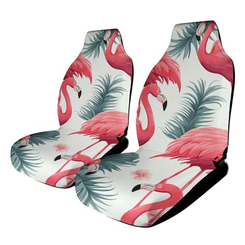 Housse de siège de voiture flamant rose universelle pour SUV et camion
