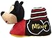 Josmo Character Shoes Boy's Disney Mickey Head Slipper-K, Black/Red, 9/10 M US Toddler