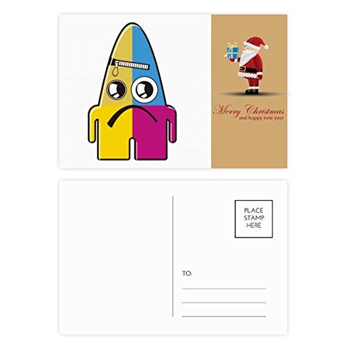 Cartes postales motif monstre Père Noël Univers and Alien contre les vœux ennuyeux