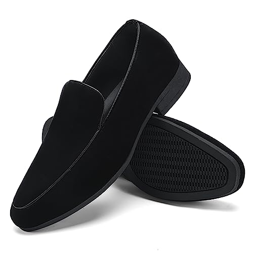 Image of ALLY UNION MAKE FORCE Mens Loafers Dress Slip on Party Wedding Penny Smoking Shoes