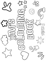Xavi's Colouring Book: Personalised with Your Name on Every Page B0F6611TW9 Book Cover