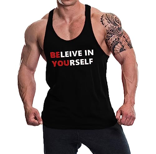 Image of THE BLAZZE Men's Cotton Sleeveless Tank Tops Gym Vest for Mens