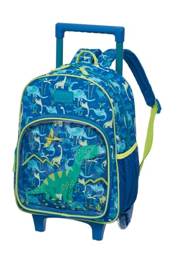 Mochila de Rodinhas Com Alças Tip Top Floresta Jurassica Pacific