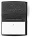 Graf von FABER-CASTELL 118759 - Notizblock Etui Cashmere, Schwarz, mit Notizblock, Stiftschlaufe und Fächer