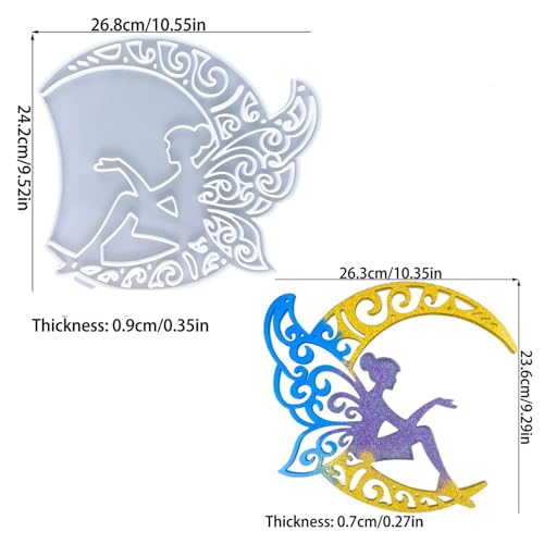 Moule unique en résine fenêtre silicone d'artisanat durable - 7