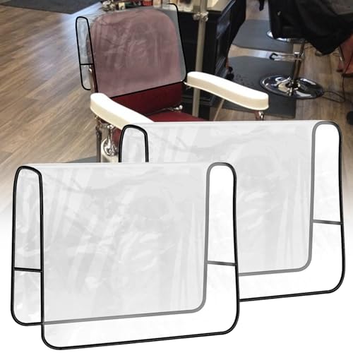 Housse de chaise imperméable carré lot de 2 pour fauteuil de restaurant