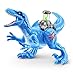 Robo Alive Dino DNA (Velocisaurus) by ZURU, Light up Dinosaur Toy, Surprise Unboxing
