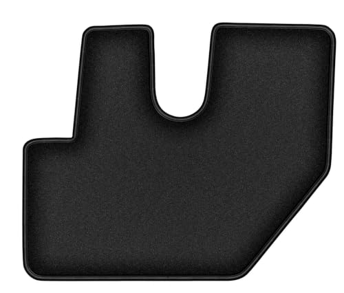 Tapis conducteur Renault D. Utilitaire velours noir Durban anti-usure sol
