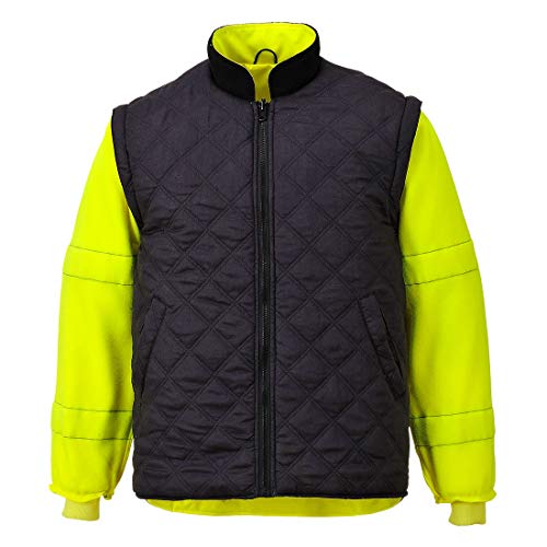 Portwest US427 Hi-Vis Waterproof 7-in-1 Traffic Safety Jacket Yellow, Large4
