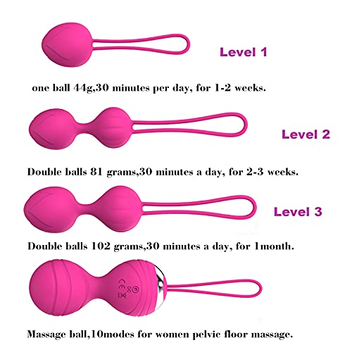 膣トレボール 究極の締まり 膣トレーニング ローター 収縮運動 完全防水シリコン 女性用 ゲイシャボール [アダルト] - 画像3