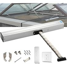 Electric Window Opener Actuator,Automatic Window Opener, 300mm-1000mm Travel,for Skylight Conservatory/Roof Vents 400mm