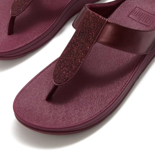 Image of FitFlop Women's FINO Glitterdust Metallic Toe Post Flip Flop Sandal
