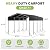 12x20 FT Heavy Duty Metal Carport, Reinforced Outdoor Car Shelter, Grey
