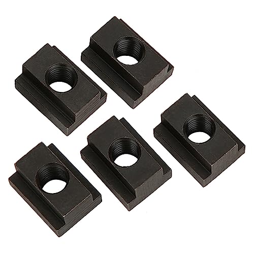 Culnflun T Slot Nuts M12 Black Oxide Finish High Hardness Strength Connect Clamping Table Slot T Slot Aluminum Extrusions