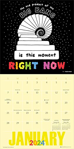 41U B8+cgiL. SL500  - Rainbow Brainskull 2024 Wall Calendar by Ramin Nazer | 12" x 24" Open | Amber Lotus Publishing