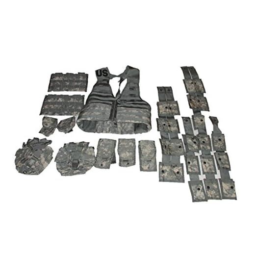 US Military ACU Tactical ACU Camo FLC LBV Molle II Fighting Load Carrier Vest Rifleman & Grenadier Sets