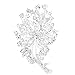 Produktbild Brosche Anstecknadeln Crystal Strass Braut Hochzeit Bouquet Blumen Pin