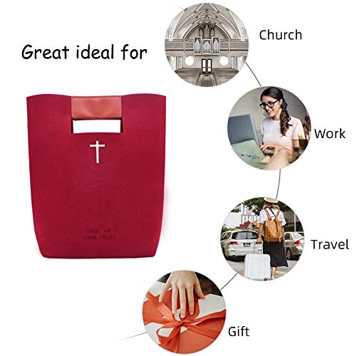 Aolaso Bibbia Cover Borsa in pelle Bibbia Tote