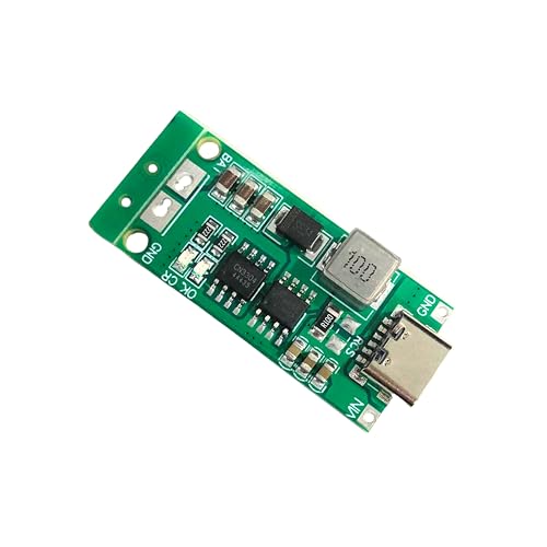 Image of ROBOWAY 10Pcs 4S 1A Polymer Lithium Ion Charger Type-C | 14.8V 18650 Battery Charging Module | USB-C Input, Boost Converter, LED Indicator, Overcharge Protection (Pack of 10)