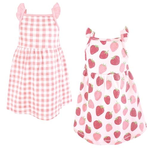 Image of Hudson Baby Girl's Cotton Dresses