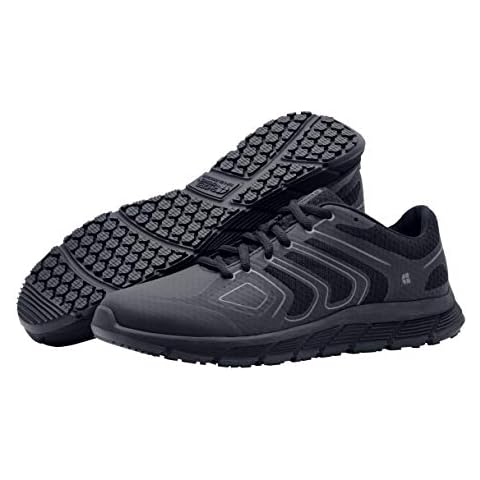 Shoes for Crews Men's Stride Sneaker, Black, 11.5 Cover