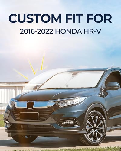 Image of for Honda HR-V 2016-2022 Car Window Shades, 6pcs Privacy Sun Shade Set for Front Windshield Side and Rear Windows, Full Window Covers Keeps Vehicle Cool for Camping Napping