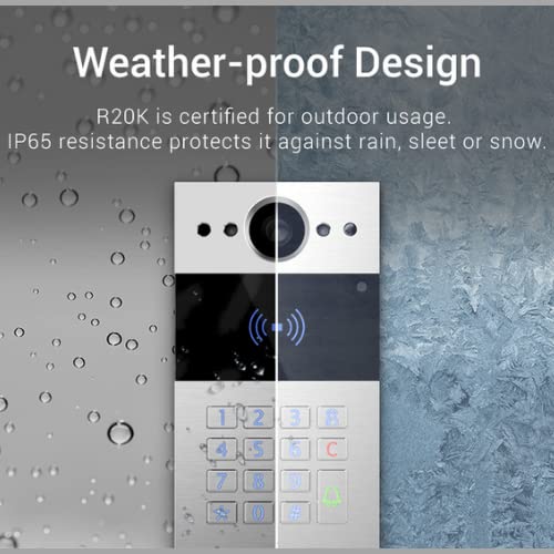 Akuvox R20K On Wall Ip Video Door Phone With Numeric Keypad And Rf Card Reader #TOP3