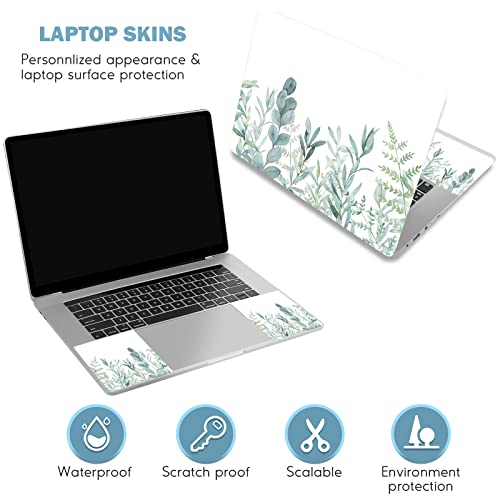 Image of DINKY Laptop Skin Sticker Decal, 12 inch 13 inch 13.3 inch 14 inch 15 inch 15.4 inch 15.6 inch Laptop Universal Reusable Vinyl Skin Stickers Cover Art Decal Notebook PC Personalized Protector-Plants